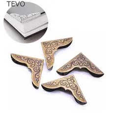 TEVO Protetores De Canto 40pcs Notebook Metal Artesanato Decorativo Caixa De Jóias Álbuns De Scrapbooking