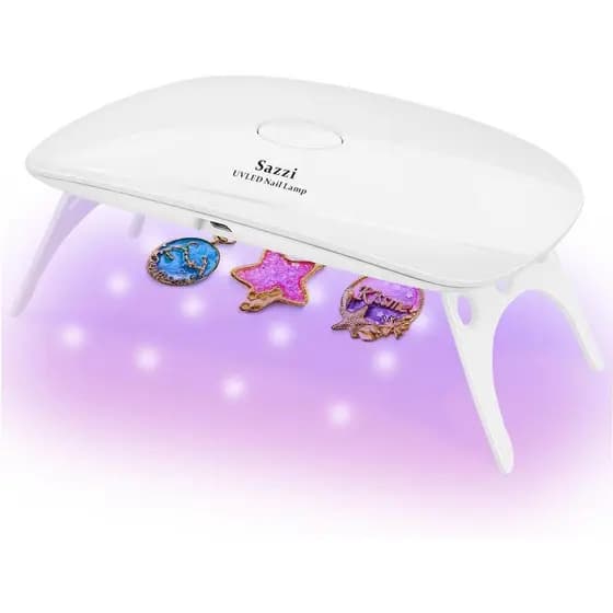 Lâmpada UV LED para Unhas, Luz UV para Unhas de Gel, Secador de Unhas para Esmalte em Gel e Resina, Luz de Cura 24W