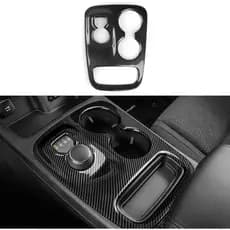 Adesivos de Fibra de Carbono para Painel de Câmbio de Carro para Dodge Durango 2014 2015 2016 2017