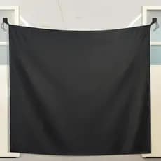 Cortina de Cubículo de 78 x 53 Polegadas para Escritório, Cortinas de Privacidade Blackout para Divisória de Ambientes c