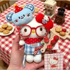 Genuíno HelloKitty Cooking Mouse King Hello KT Boneca Estilo Legal Boneca Presente