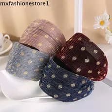 Mxfashion Estilo Coreano Bandana Simples Headwear Lavagem Rosto Lado Largo Personalidade Broadside Feminino Hairband