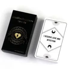 Cartão de mensagem de amor expresso, 10.3*6cm, cartão de palavra em inglês, oráculo, jogo de tabuleiro, manifesta de amo