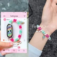 Correias De Bobina De Telefone Para Xiaomi Mi Band 10 9 8 7 6 5 4 3 Pro Acessórios Pulseira Elástica MiBand 8 9 Bandas A
