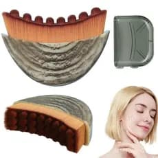 Escova Facial Cotsoco para Contorno Linfático e Escultura da Linha do Maxilar e Queixo, Massageador de Escovação a Seco