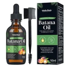 Óleo Essencial Orgânico Batana para Cuidado Capilar 60ml Antiqueda Repara Cabelos Danificados Hidrata o Couro Cabeludo L