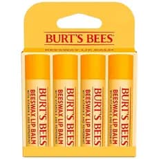Burt's Bees Lip Balm - Cera de abelha original, bálsamo labial formulado com cera de abelha, incolor, cuidado condiciona