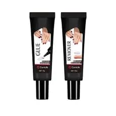 Youqu Life - Fita Adesiva para Unhas Semi-Sólida de Secagem Rápida 10g, Removedor de Unhas 10ml, Adequado para Unhas Pos