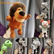 DORETHEA Boneca De Mão De Pelúcia Contando História Bonecos De Gato Luva De Jogo Guaxinim Aprendendo Fantoches Infantis