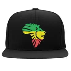Boné Bordado  Leão Africa Jamaica Rap