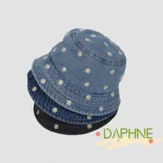 Chapéu De Pescador DAPHNE , Boné De Sol Bordado Little Daisy Four Seasons , Balde Dobrável Com Proteção Solar