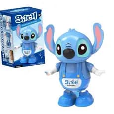 Brinquedo Infantil Robô Dançarino Stitch e Angel Luz E Som