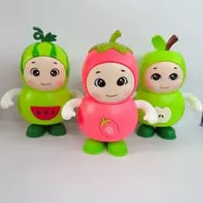 FRUTAS MELANCIA MORANGO Maçã Dançante Brinquedo Com Luzes Sons Movimentos