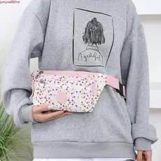 JUNYUE Bolsa De Peito Feminina , Crossbody Colorida Com Estampa De Flores Ombro Casual Vários Bolsos