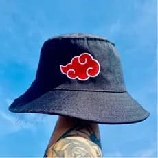 Boné Chapéu Naruto Akatsuki Bucket Hat New Cap