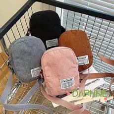 DA-FACC Bolsa De Mensageiro Transversal Casual Feminina Veludo