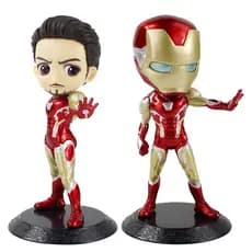 2Style 16 Centímetros Filme Americano The Avengers Homem De Ferro Tony Stark Versão Q Boneca PVC Action Figure Modelo Br