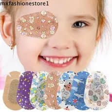 MXFASHIONE 10 Peças De Tapa-Olho Único , Respirável , Protege A Visão , Para Ambliopia Infantil Estéril