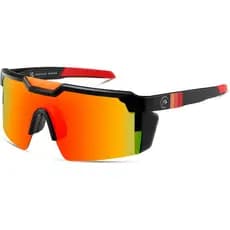 Óculos de Sol Esportivos Polarizados Kimorn para Homens, Óculos de Sol Envolventes com Proteção UV400 para Dirigir e Pes