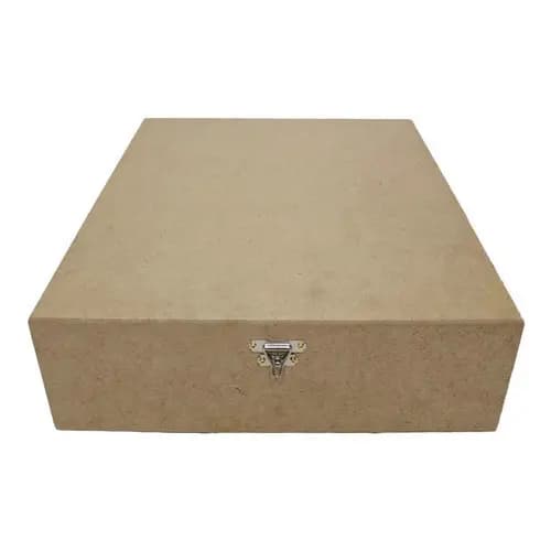 Caixa MDF 9 Divisórias Articulada com Fecho de Metal 30x30x10 cm Ref. 984