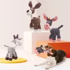 Pequeno Burro Milho Velo Cão Moagem Dentes Aliviando O Tédio Treinamento Acompanhamento Pet Soando Brinquedo Médio @