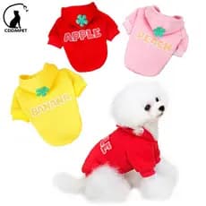Moletom Com Capuz Para Cachorro Roupas Casaco De Gato Buldogue Francês Chihuahua Yorkie