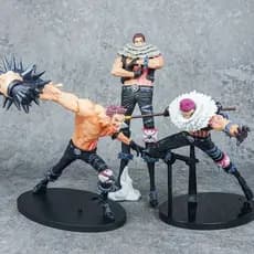 4 Estilo 17-25cm Japão Anime Figura De Uma Peça Charlotte Katakuri Forma De Luta Figuras De Ação PVC Modelo Desktop Deco