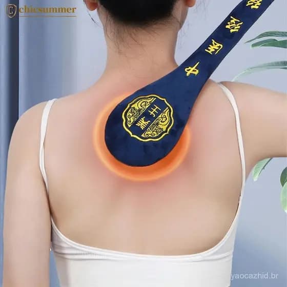 CHICSUMMER Meridiano Batendo Ferramenta de Saúde Martelo Bastão de Massagem para Costas e Ombros F2S6