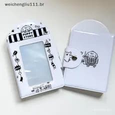 # weicheng Álbum De Fotos Fofo 3 Polegada Porta-Cartões Idol Card Binder Coleção Livro 32 Bolso Photocard Stora