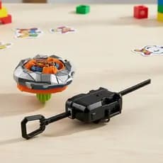 Conjunto de Pegas LED BEYUX-13 Golem Rock Xtreme com Lançador para Presente de Aniversário Infantil - Pião Giratório