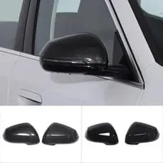 ABS Fibra De Carbono Tampa Do Espelho Retrovisor Lateral Carro Capa Guarnição Decoração Para BMW X1 iX1 U11 2023-2024 Ac