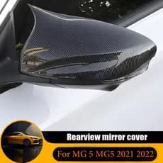 Nova Atualização Capa Do Espelho Retrovisor Para MG 5 MG5 2021-Lateral Carro Guarnição Acessórios Decorativos Peças De A