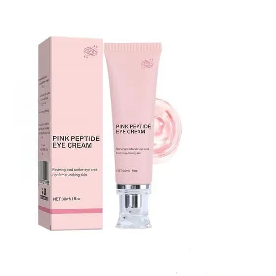 Sérum para Olhos com Peptídeos Rosa, Retinol e Hialuronato de Sódio - Creme Anti-Envelhecimento para Olheiras, Inchaço e