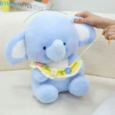 Brinquedo De Pelúcia De Elefante TOBIE , Macio De Algodão PP Usando Boneca , Animal Abraçável De Desenho Animado Fofo