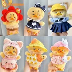 DREAMHOME Roupas Apenas Para Anoying Pato Chateado Série De Pelúcia Acessórios De Bebê Pequeno Amarelo Boneca K2R1