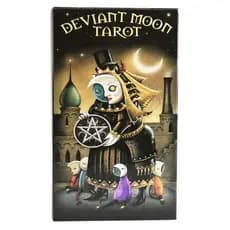 Cartas De Tarô Para Iniciantes , Nova Chegada , Desvio , Lua , deviant Cartão Versão Em Inglês