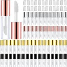 30/50/100/Pcs 1.2ml Mini Lip Gloss Tubes With Wand Empty Travel Refillable Bottle Lip Balm Containers Cosmetics