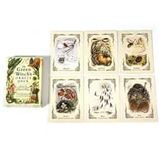 O Baralho Do Oráculo Da Bruxa Verde Abrace A Sabedoria E Visão De Cartas De Tarô Série De Bruxaria Mágica Natural