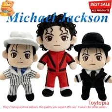 Michael Jackson Pelúcia Macia Brinquedo De Colecionável Pop Star Boneca Presente De Aniversário Para Fãs Amantes De Músi