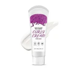 Creme Definidor de Cachos, Creme Modelador de Cachos com Brilho Natural e Hidratação, Loção Modeladora Anti-Frizz para C