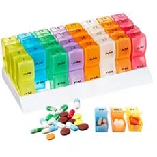 1 Conjunto De Caixas Organizadoras Semanais Mensais , 31 Dias , 32 Compartimentos , Caixa De Vitaminas , Organizador , A