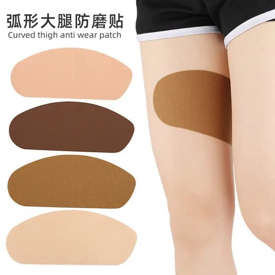 Venda quente adesivos invisíveis para coxa, à prova de suor, evitam fricção, Leggings elásticas, peças de alívio de pres