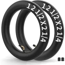 (2 unidades) Câmara de Ar 12,5 x 2,25 - Câmara de Ar de Alta Resistência para Bicicletas Razor (Bella, Betty, Bistro, Da