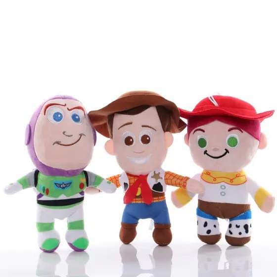 Boneco De Pelúcia Filme Toy Story 4 De 15-25cm/Woody/Buzz Lightyear/Forky/Brinquedo Flexível Para Crianças