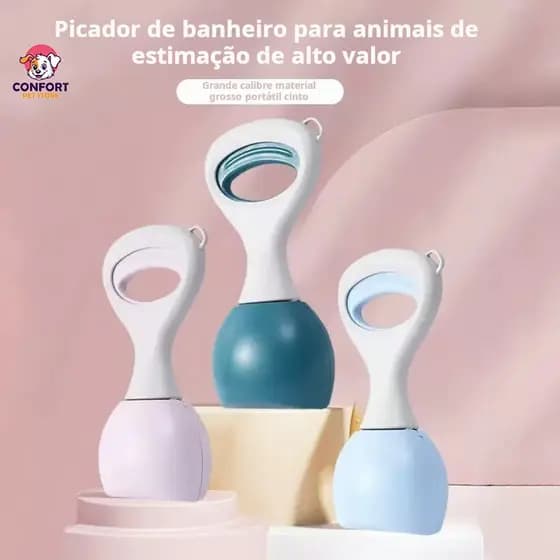 Coletor de fezes para animais de estimação, coletor portátil para fezes de cachorro, ideal para casa e passeios