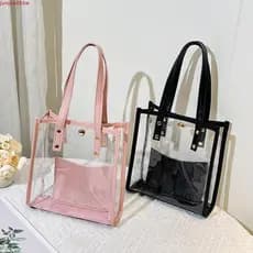Bolsa Transparente De PVC JUNYUE , Sacola Feminina De Ombro Único À Prova D'água , Cosmética Crossbody