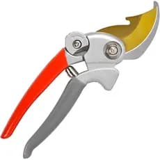 Tesoura de Poda Ultra Afiada em Aço Titânio Alemão - Corta 3X Mais Facilmente, Ideal para Mãos Fracas e com Artrite, Res