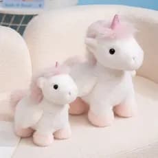 Mini Príncipe Cavalo Pingente Brinquedo De Pelúcia Pequeno Pônei Mule Burro Dos Desenhos Animados Boneca Saco Charme Cha