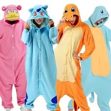Gengar Kigurumi Umbreon Fantasia De Halloween Kigurumi Cosplay Pijama Mulher Adulta Festa De Sono Casal Pikachu Pokemon