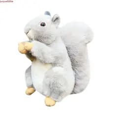 JUNYUE Esquilo Brinquedos De Pelúcia Grande Guarda-Chuva Cauda Animal Crianças Bonito Almofada Hamster